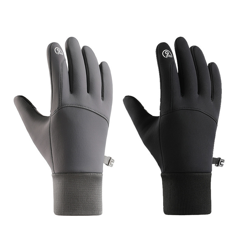 Winter Warm Gloves for Men and Women Touchscreen Skiing Outdoor Sports with Velvet Waterproof and Cold proof Bicycle Riding Gloves