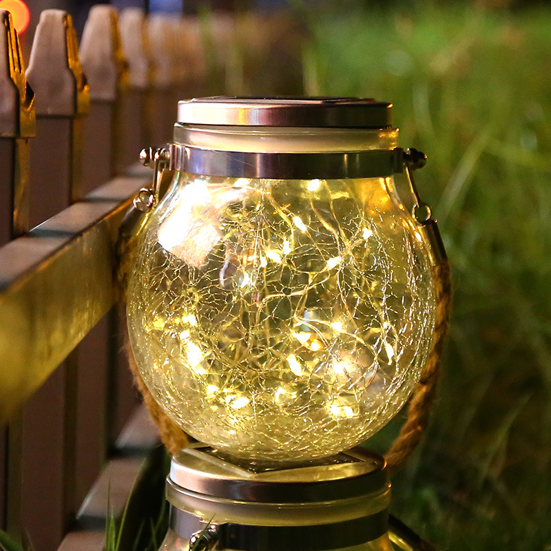 Solar courtyard lights for home users, outdoor atmosphere lights, garden hanging trees, landscape balconies, waterproof cracks, decorative night lights