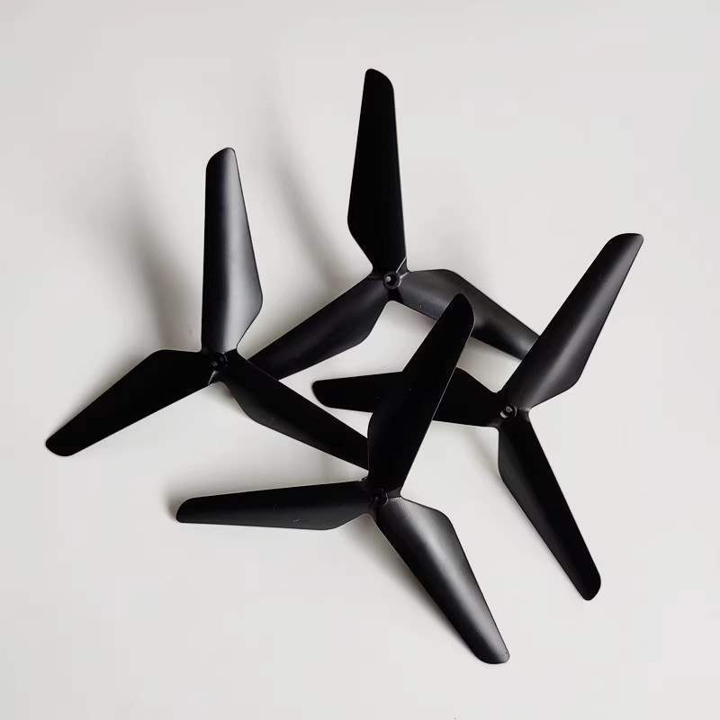Four axis aircraft, unmanned aerial vehicle, time traveling machine accessories, propeller, three bladed propeller, 3.7V hollow cup, 720 motor, 9-tooth teeth