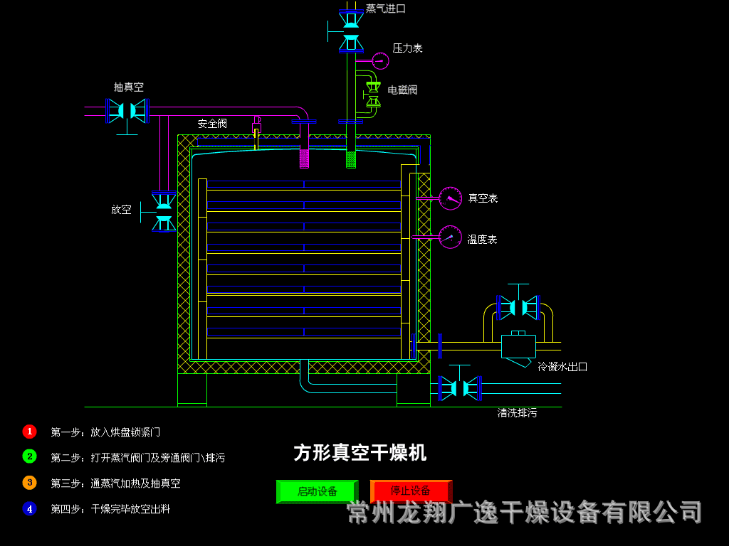 Powder material square vacuum dryer Ceramic clay industry vertical dryer Polyethylene vacuum drying equipment
