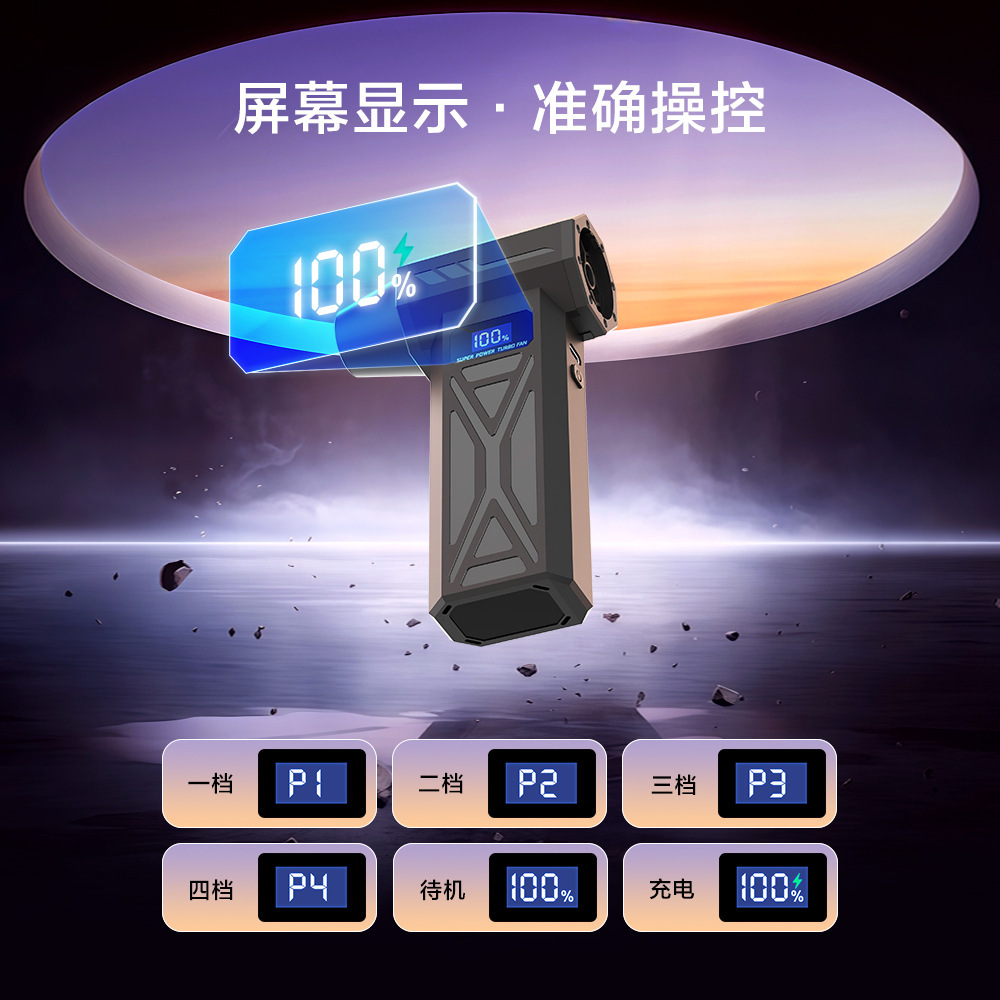 Портативный турбо-вентилятор пылесос Xiaomei P70