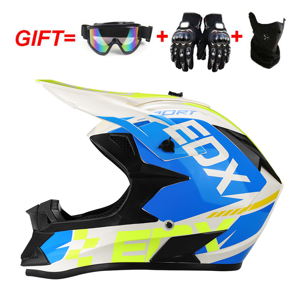 Off road bicycle riding helmet men's and women's rally helmet large ATV racing breathable off-road helmet DOT