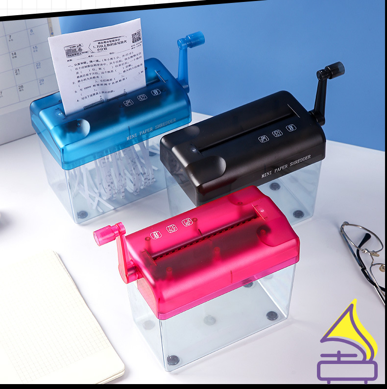 Cross border household manual A6 shredder mini file fast small office specific shredding A4 desktop powerful