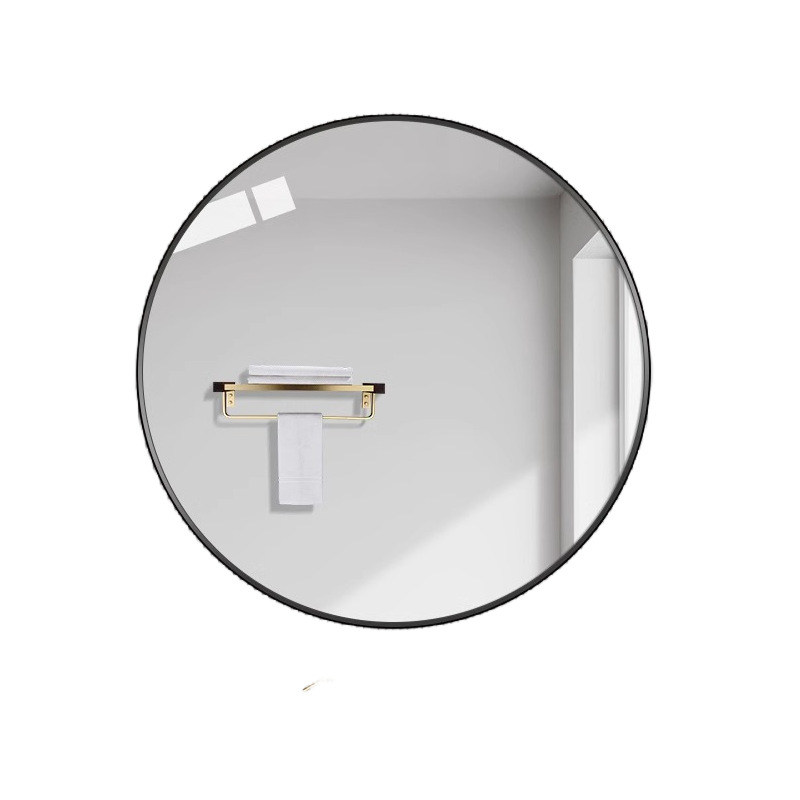 Minimalist bathroom mirror, bathroom mirror, minimalist bathroom wall mounted makeup mirror, washbasin, wall mounted glass, no drilling required
