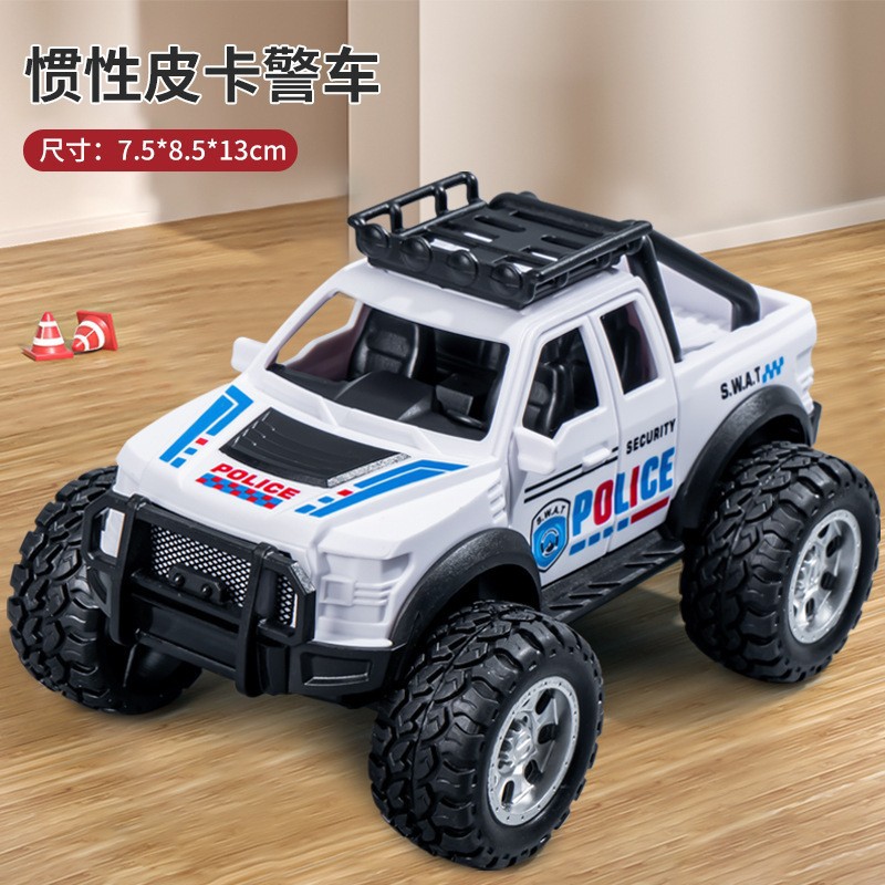 Boy toy 3-6 years old, car simulation, inertia armor, eight wheeled off-road vehicle, door can be opened, children's toy car