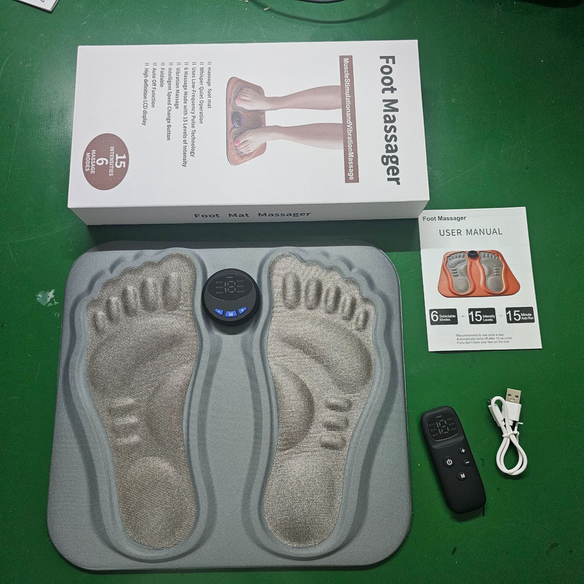 Интеллектуальный EMS массажер для ног JYTOP MM818