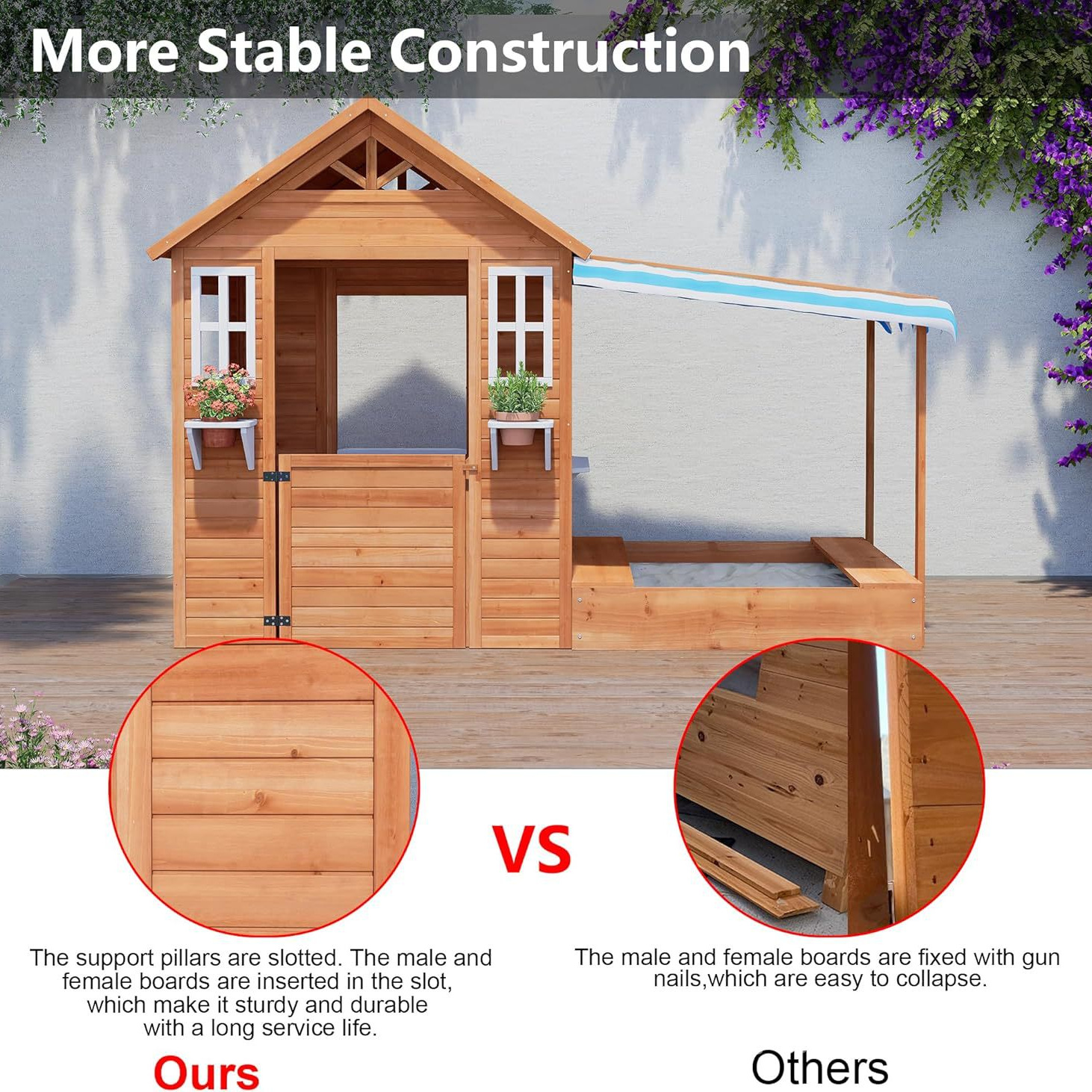 Outdoor children's toy house, game room, tool room, garden, outdoor treehouse, playhouse, mobile cabin, cross-border customization