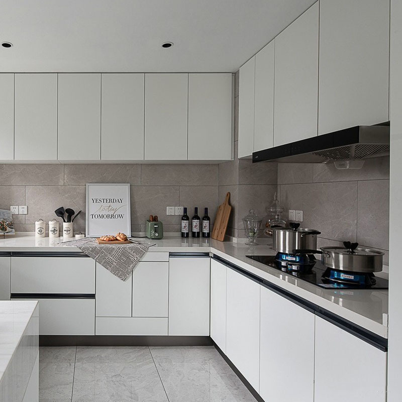 Export to Australia, wholesale of engineering cabinets, matte paint, Shunde cabinet manufacturer, whole house customization factory