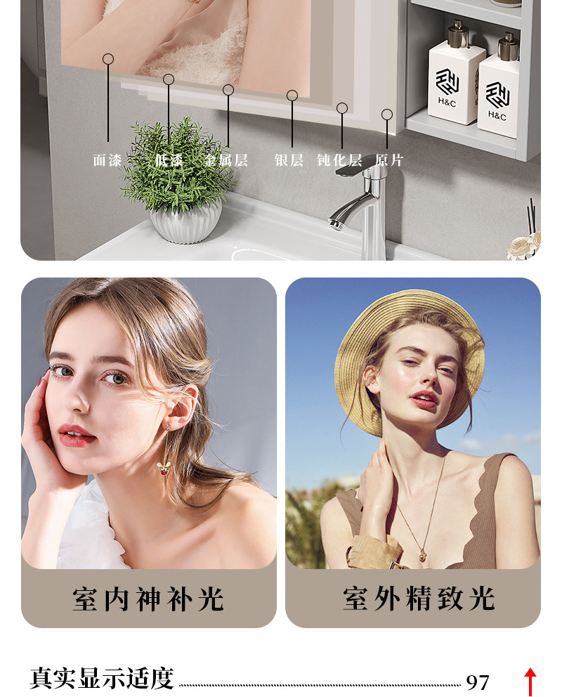 Single stainless steel space aluminum bathroom cabinet combination washbasin bathroom balcony ceramic integrated washbasin basin