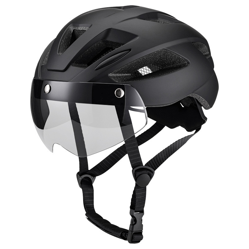 Bicycle riding helmet, detachable magnetic goggles, men's and women's mountain bike road bike safety helmet
