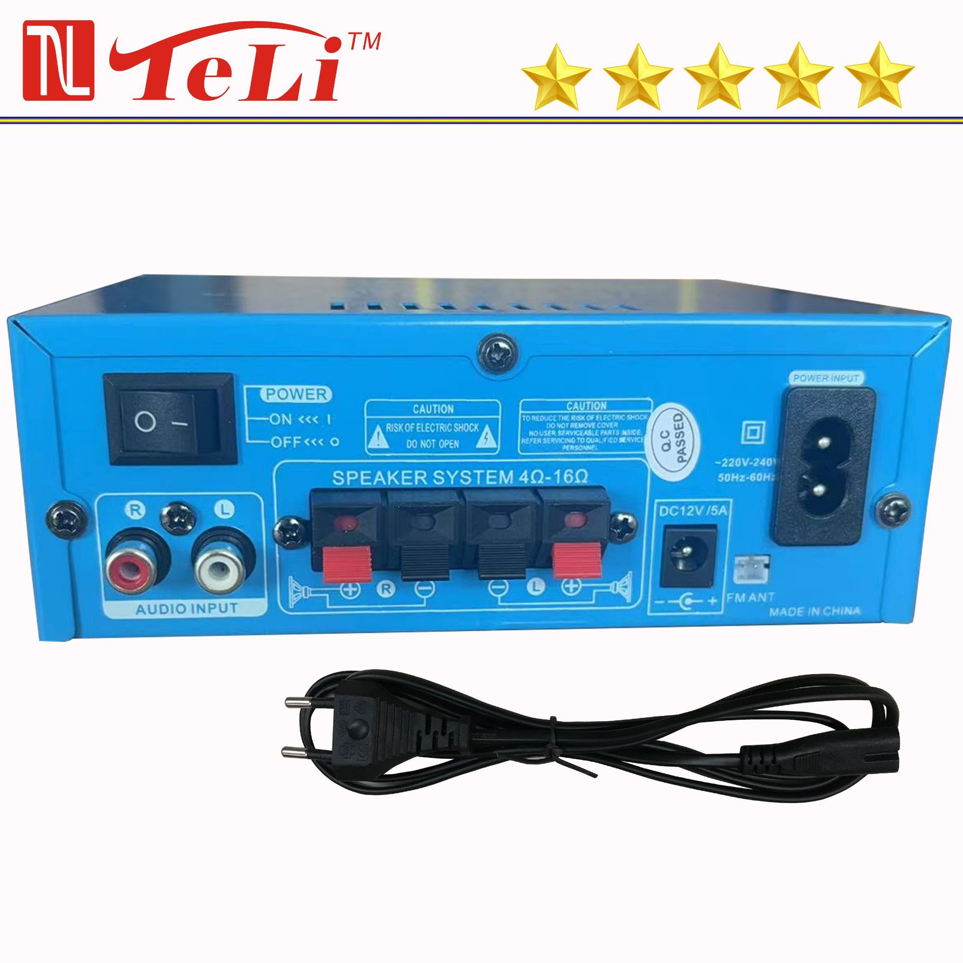 Стерео усилитель HiFi AV-263BT с Bluetooth и USB
