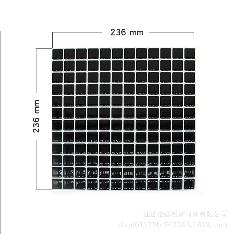 3D ceramic tile crystal wall sticker self-adhesive DIY mosaic home decoration kitchen oil proof bathroom waterproof three-dimensional