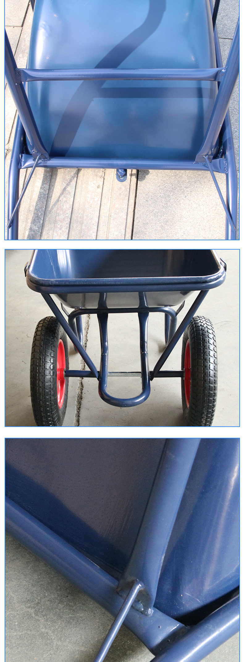 Unicycle, deep bucket, agricultural household small cart, construction site bulldozer, lightweight garbage handling, small bucket handcart