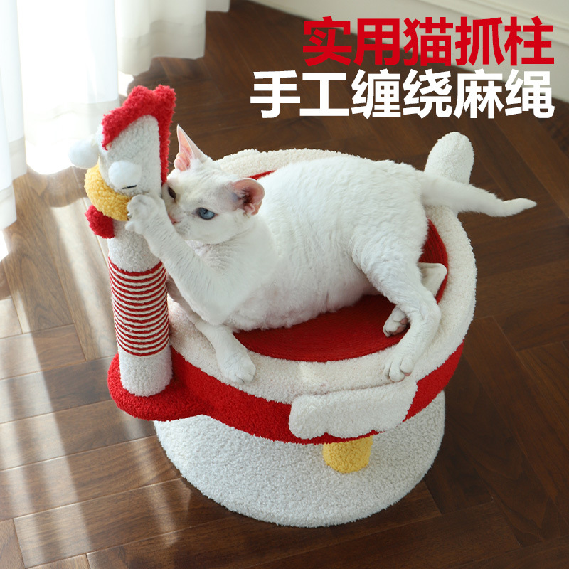喵仙儿 Дердер куриная кошка скалолаза рама кошачья кошачья кошачья конопляная конопляная кошачья кошачья платформа для кошачья кошка колонка Кошка стойка Интернет знаменитость