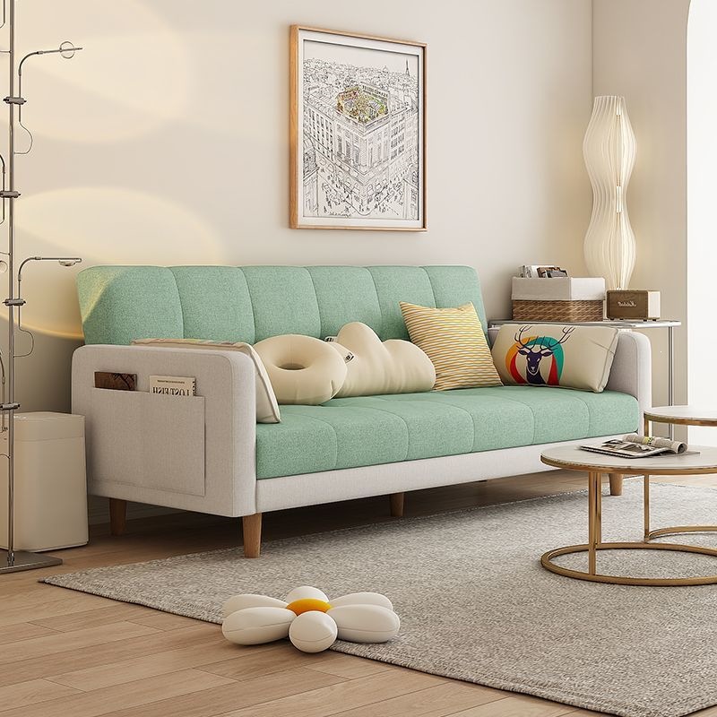 Sofa, small-sized living room, sofa bedroom, simple modern rental room, three person folding sofa bed, dual-use