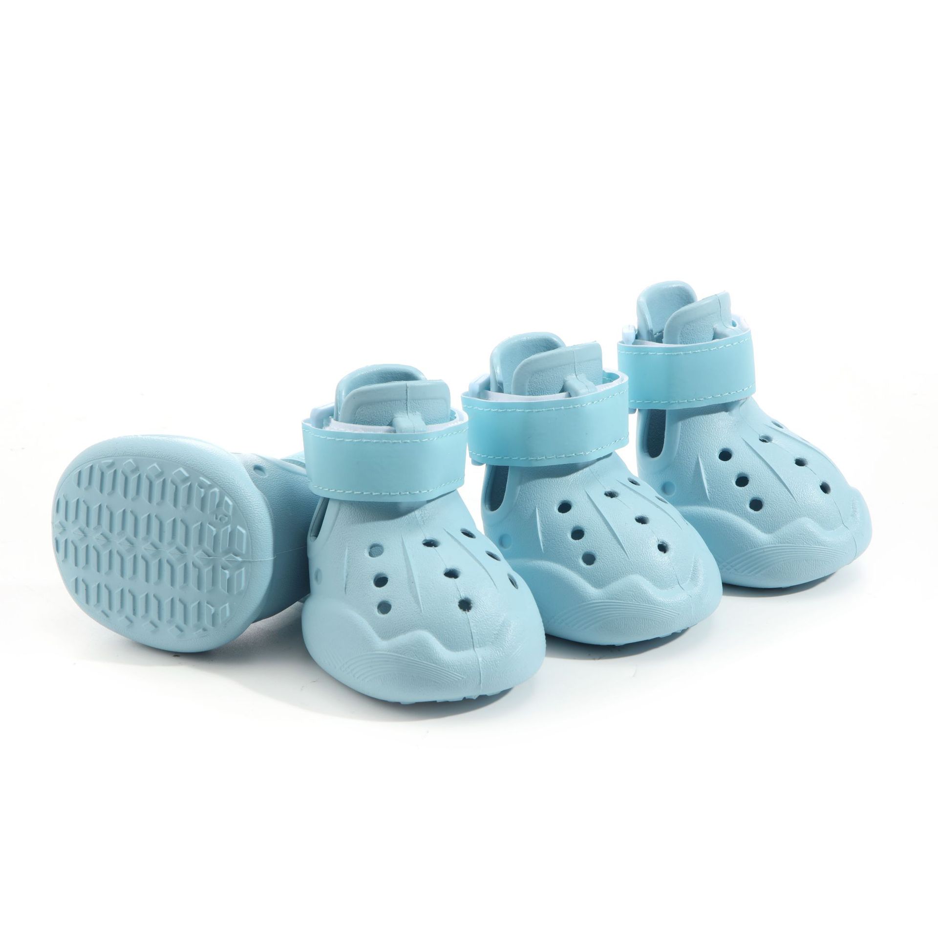 Новые летние сандалии для собак, обувь Crocs для собак, дышащая обувь из Евы для щенков, хит продаж, фабричная обувь для собак