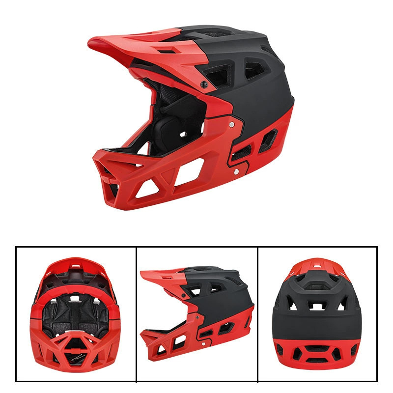 Cross border new outdoor camouflage mountain bike off-road helmet CE certification race speed descent safety adult full helmet wholesale