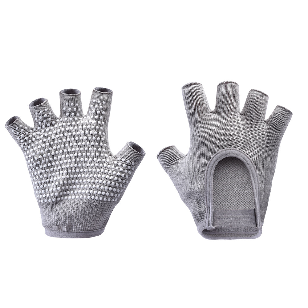 [Yoga Gloves B1] Half Finger Female Fitness Barbell Lifting Pot Equipment Cycling Road Bike Jumping Rope Badminton Cocoon Prevention