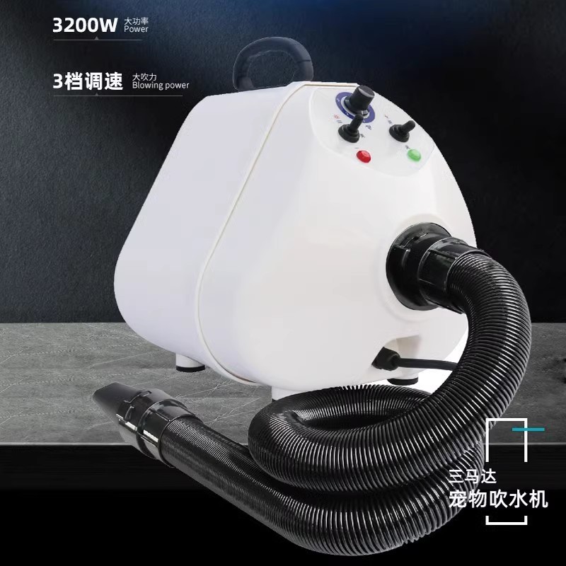 Spring Boat Pet магазин большой собака Три моторного мощного мощного мощного GS-2400 Water Hair Hair Dog Dog Drycer Driceer