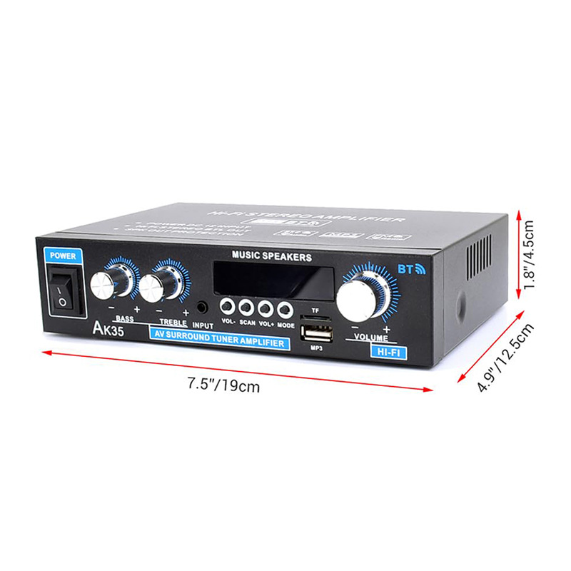 HiFi Стерео Усилитель AK-35 с Bluetooth и USB