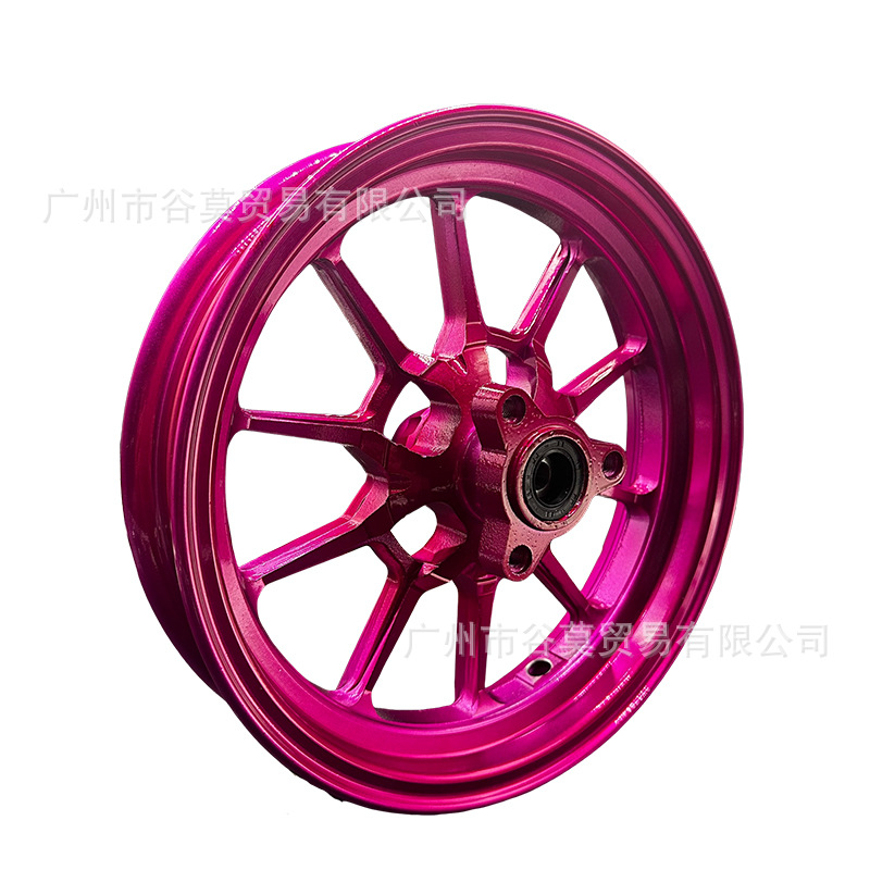 Linhai Kuqi 10-дюймовые передние и задние колеса Fuxi Qiaoge Ghost Fire 100CC Lingying 100 со стальным ободом мотоцикла