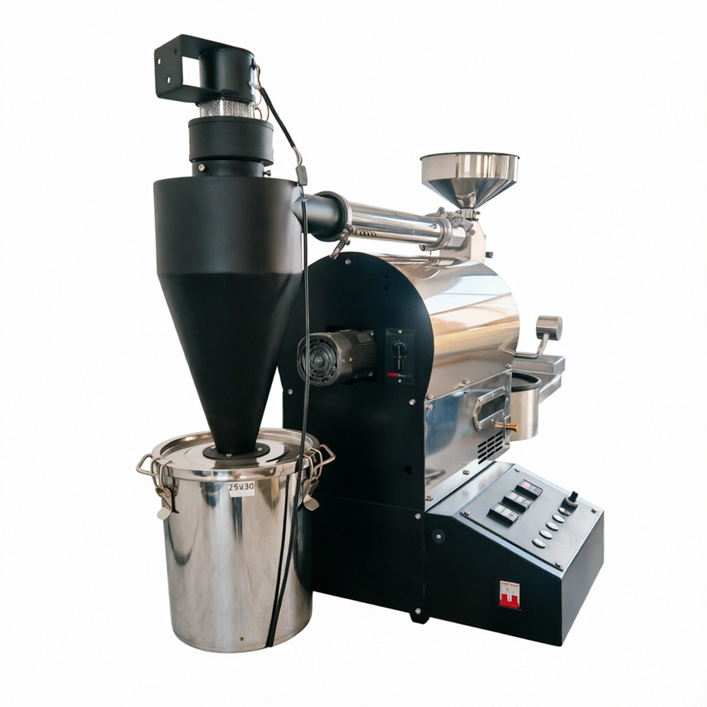 Commercial coffee bean roasting machine, fully automatic, large capacity, cross-border hot selling factory coffee bean roasting machine