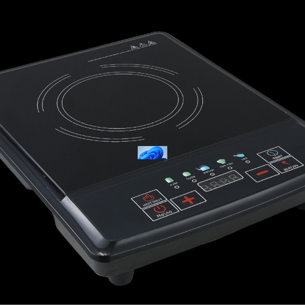 Factory commercial induction cooker single head single tail induction cooker stainless steel high-power stir fry stove canteen kitchen stir fry stove pot stove