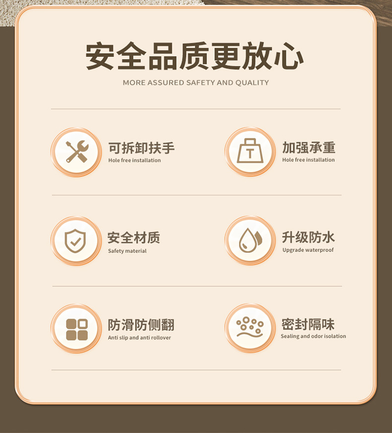 Indoor portable toilet for pregnant women, elderly people, toilet seat, bedroom toilet bucket, household elderly toilet seat, movable toilet