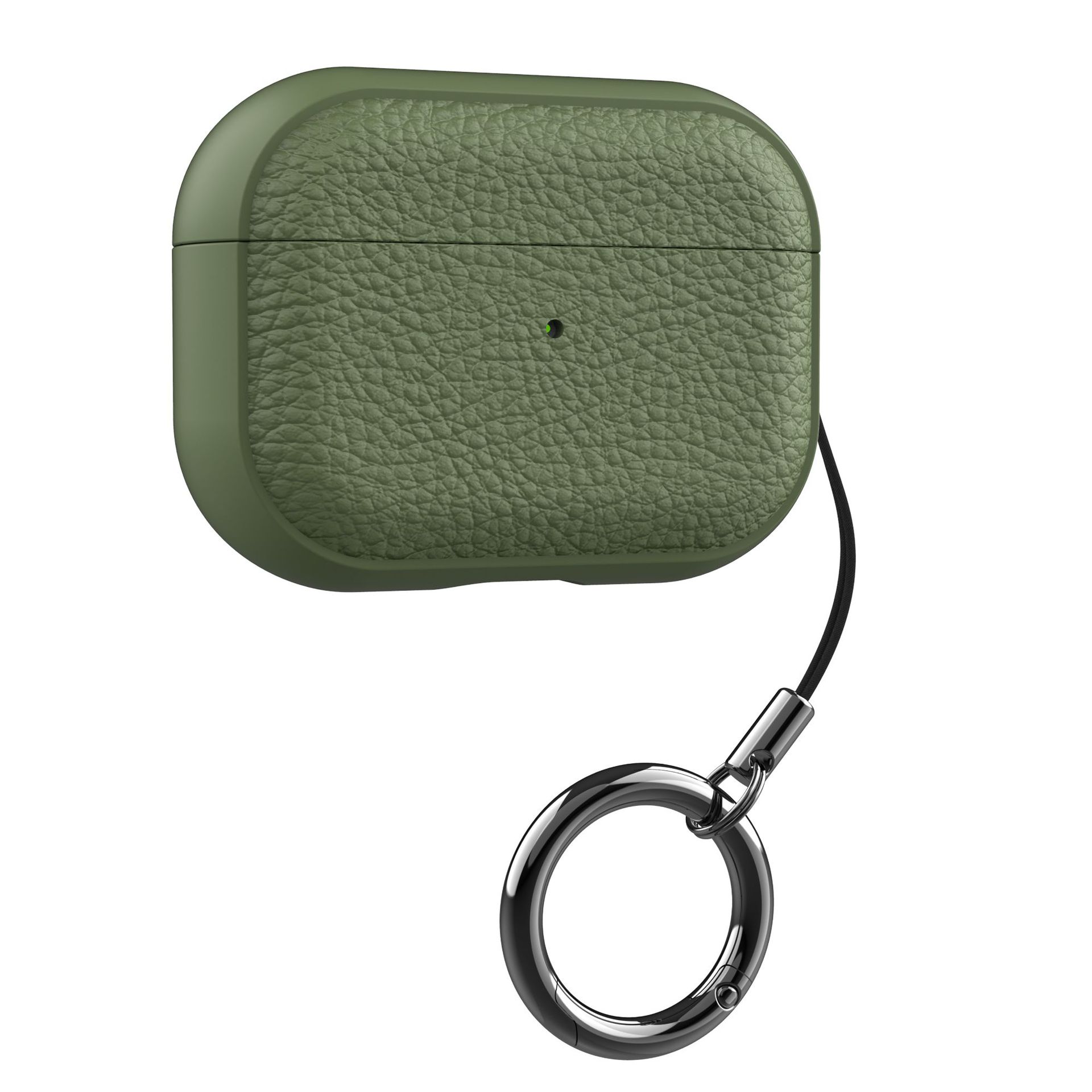 Simple lychee patterned leather suitable for AirPods 4th generation protective case, 2nd and 3rd generation Pro2 Apple Bluetooth earphone case