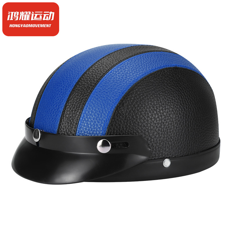 Half Helmet Summer Retro Lightweight Cycling Scoop Helmet Prince Bicycle Four Seasons Half Helmet Grey Breathable Men's and Women's Cycling Helmets