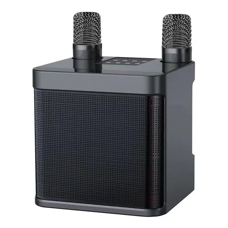 Беспроводной караоке-комплект с Bluetooth колонкой и двумя микрофонами