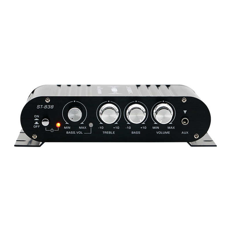 Автомобильный HiFi усилитель LDZS ST-838 2.1 канал с Bluetooth