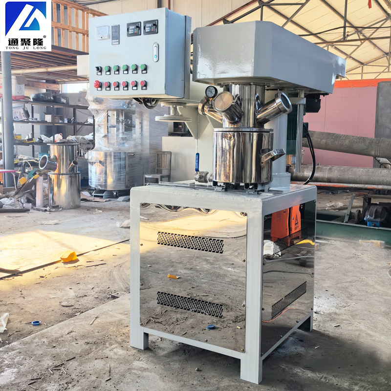 Double planetary vacuum mixer, high viscosity sealant, cement sand mixer, laboratory 10-50L planetary type