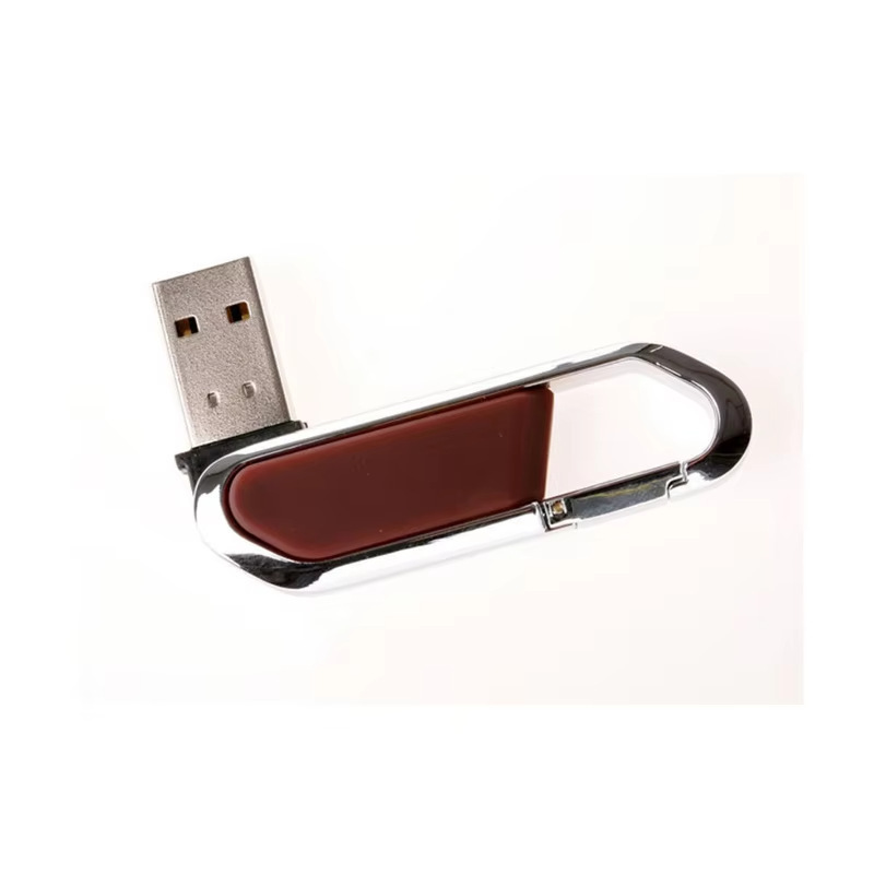 Custom Logo Universal USB Flash Drive Pen Drive Keyring Hook Mountaineering Buckle USB Disk 32g