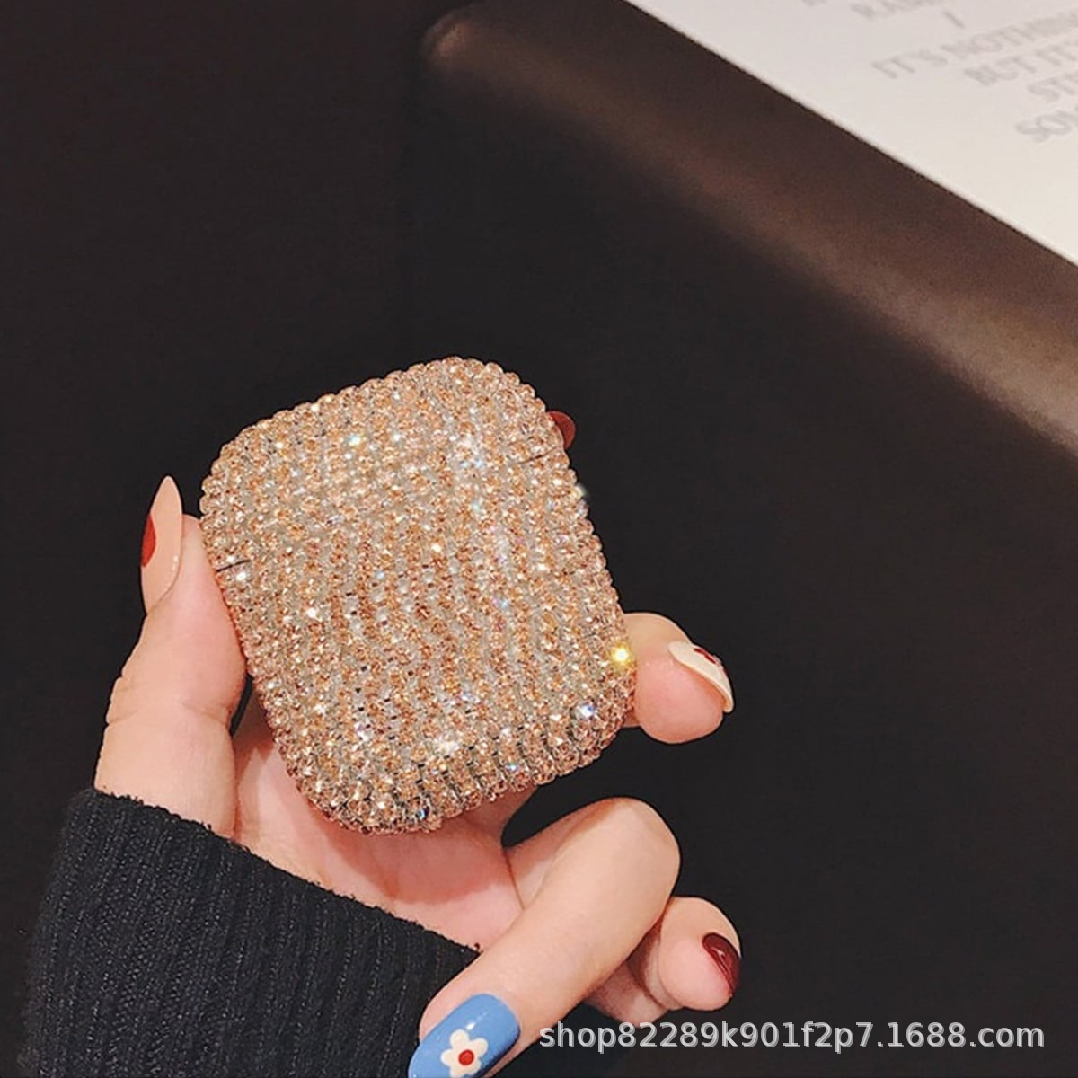 Suitable for Apple, Samsung, Huawei 4th generation diamond studded headphone case factory, PC hard case protective cover, TPU Pro 2nd generation