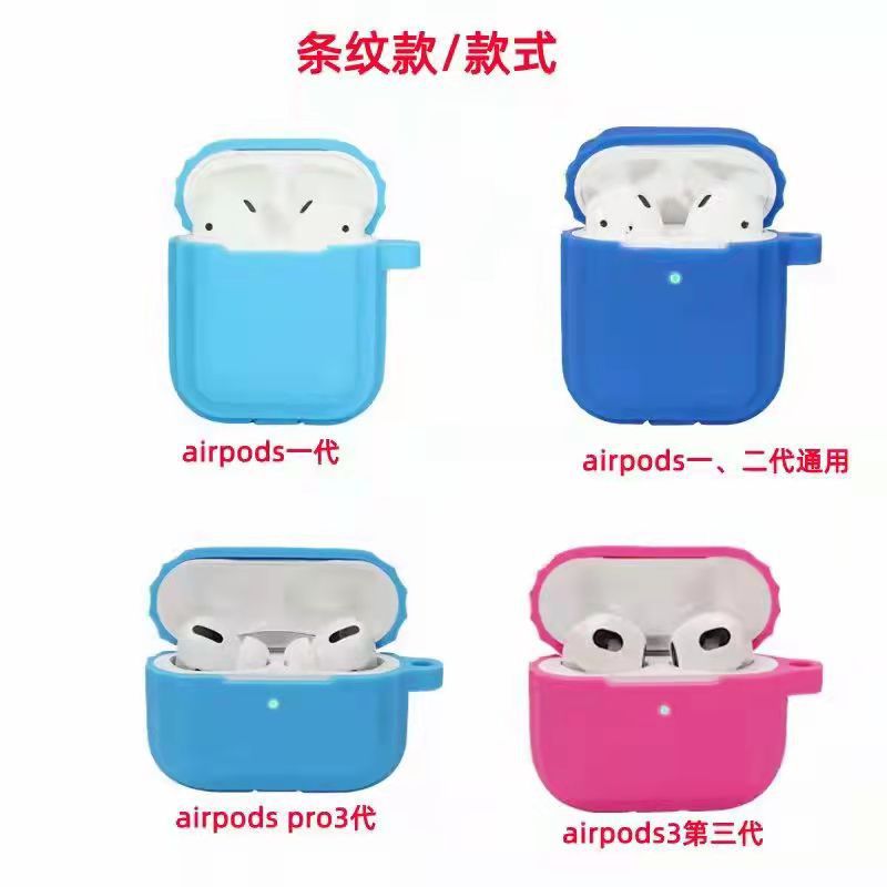 Suitable for Apple AirPods Pro Earphone Soft Silicone Protective Cover AirPods 1 2 3 2-3 4 Generation Earphone Case