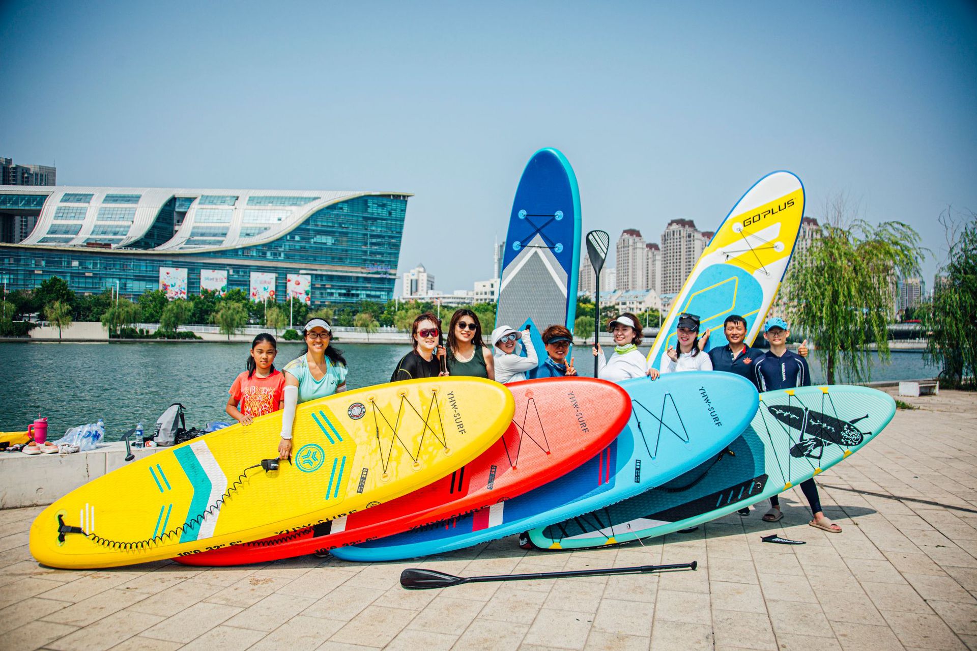 YHW-SURF Water Sup Paddleboard Inflatable Paddleboard Spot Yacht Straight Cross border Surfboard Ocean