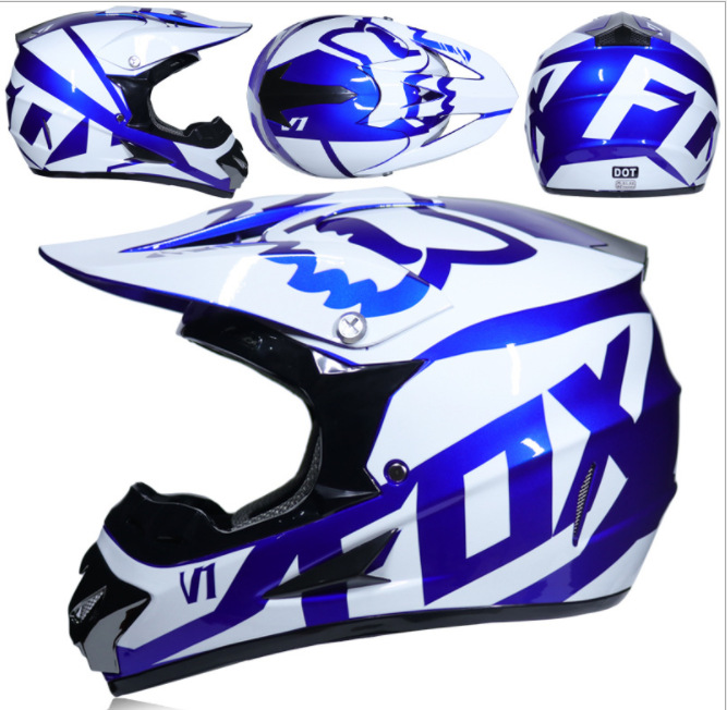 Car, motorcycle, rally off-road helmet, mountain bike, racing car, downhill full helmet, men's and women's all season summer gift three piece set