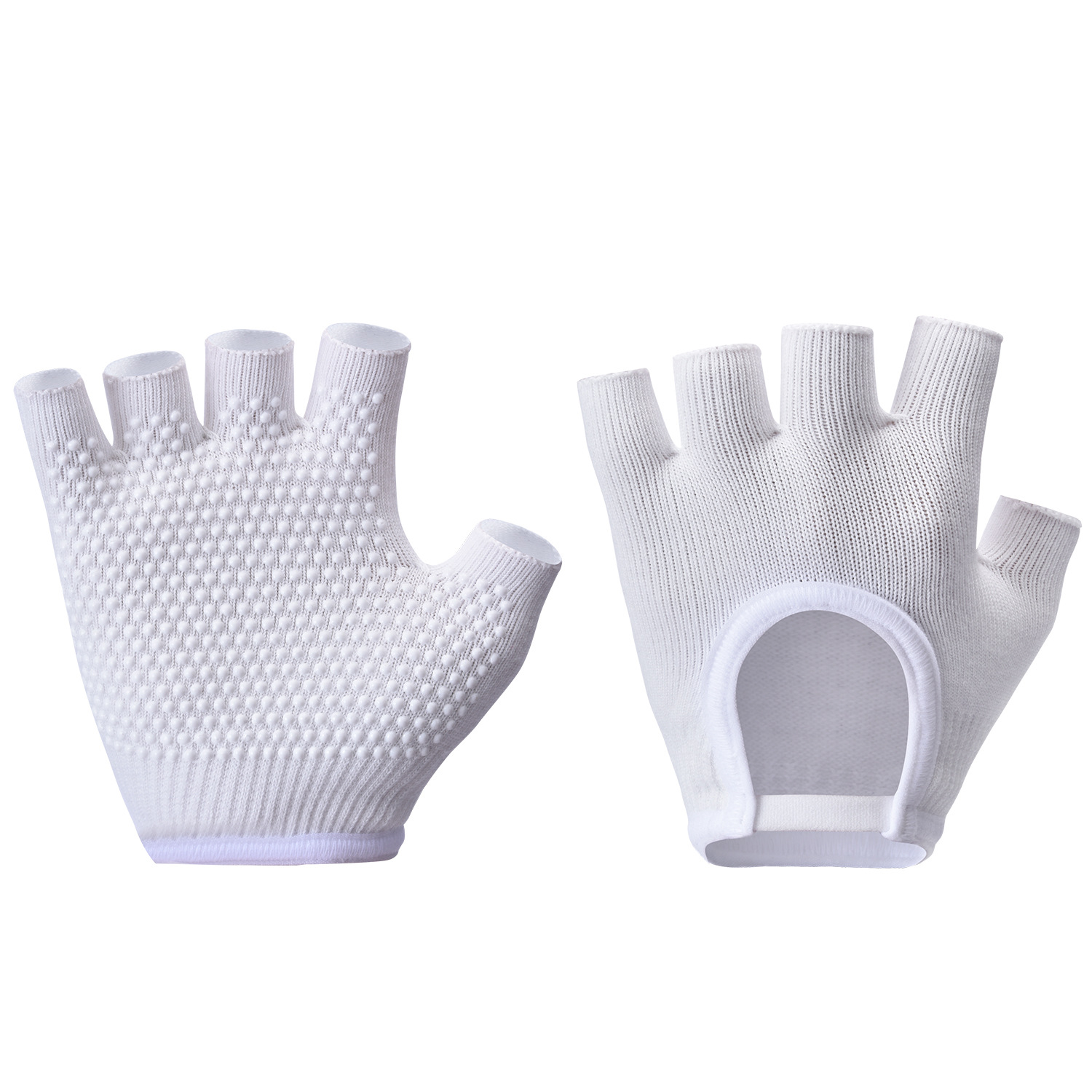 [Yoga Gloves B1] Half Finger Female Fitness Barbell Lifting Pot Equipment Cycling Road Bike Jumping Rope Badminton Cocoon Prevention