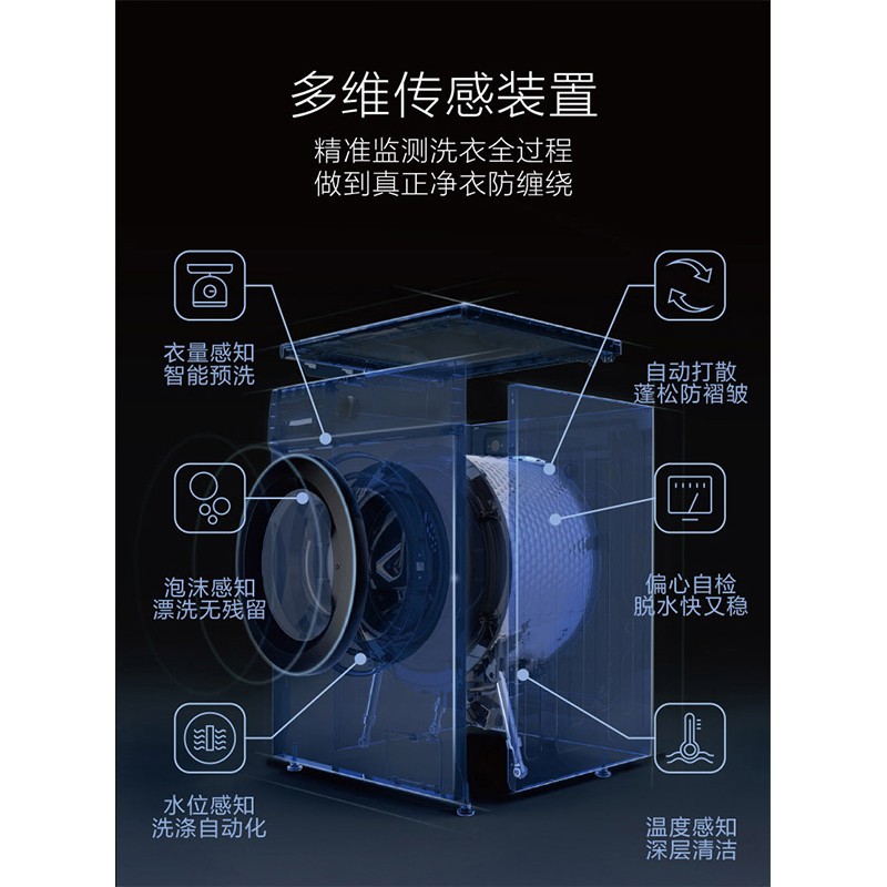 Стиральная машина Skyworth F1046LDH с инверторным двигателем на 10 кг