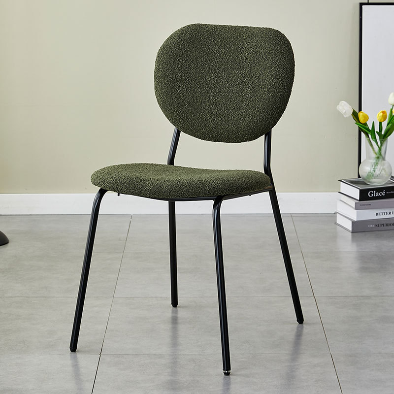 French style light luxury dining chairs, home designers, high-end circular gauze armchairs, hotel internet famous restaurant chairs, wholesale