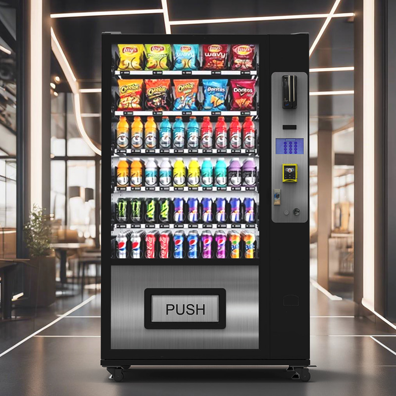 Export vending machine with 24-hour cooling, beverage vending machine, snack vending machine, self-service vending machine