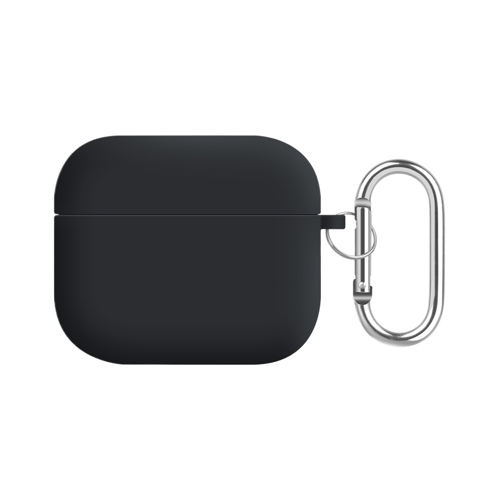 Solid color liquid silicone suitable for AirPods 4th generation protective case, 2nd generation 3rd generation Pro3 Apple Bluetooth earphone soft shell