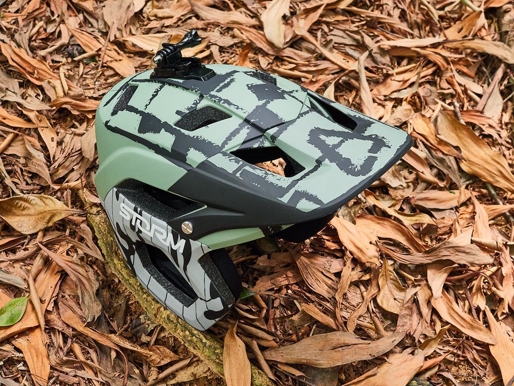 Fox's Spanish story mountain bike DropFrame off-road AM half helmet Enduro ultra light and breathable 3/