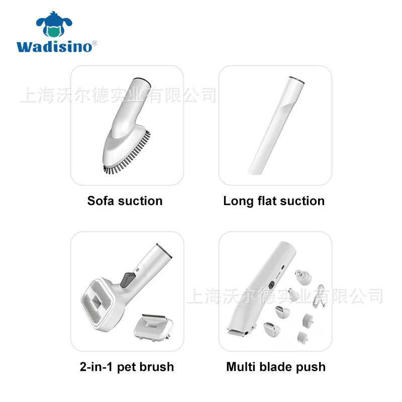 Popular multifunctional pet blowing and sucking all-in-one machine for cats and dogs, high-power water blower, shaving and blowing hair care machine