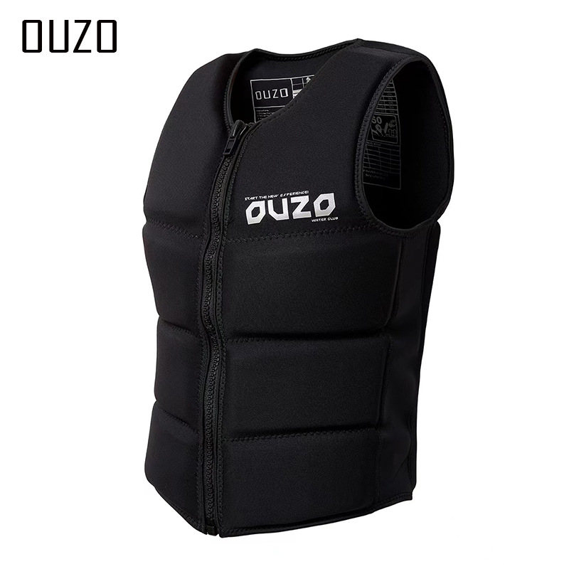 OUZO large buoyancy life jacket men's and women's life vests PVC adult drifting surfing buoyancy vest swimming vest