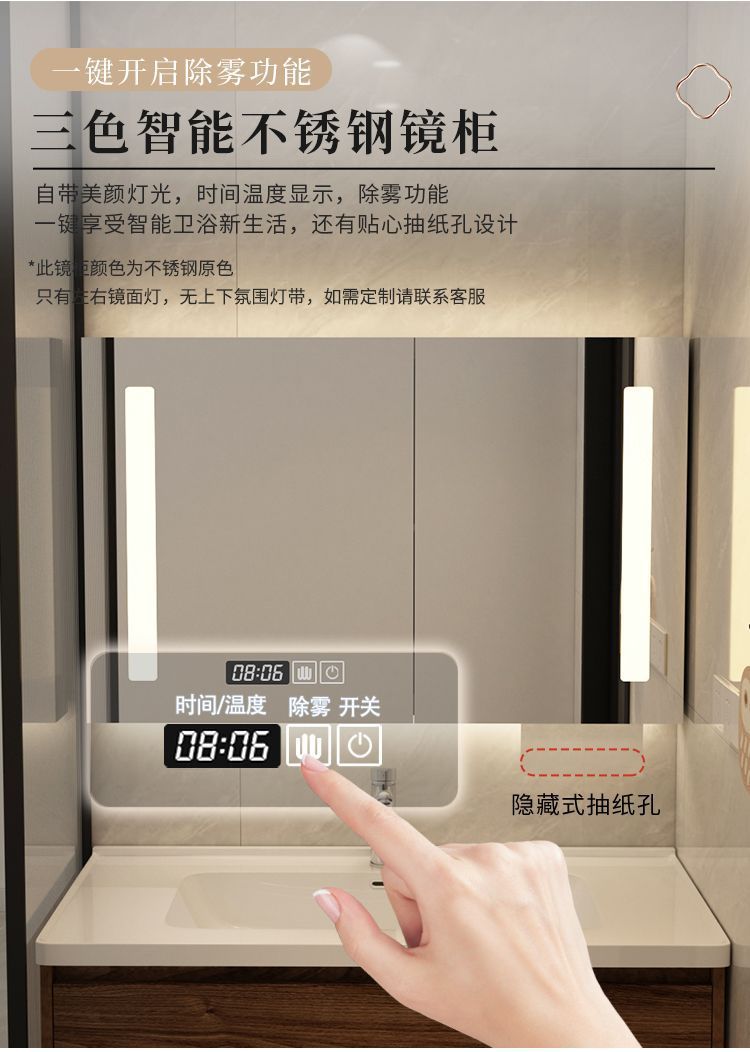 Light luxury black walnut color bathroom cabinet combination bathroom sink ceramic integrated washbasin sink sanitary ware