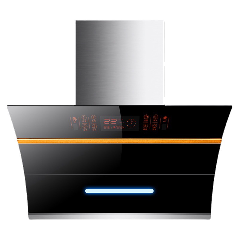 Оптовая крупная всасывающая капюшона House House Kitchen Swee Suction Suction Dual -Motor Small Automatic Clean Drange Hood