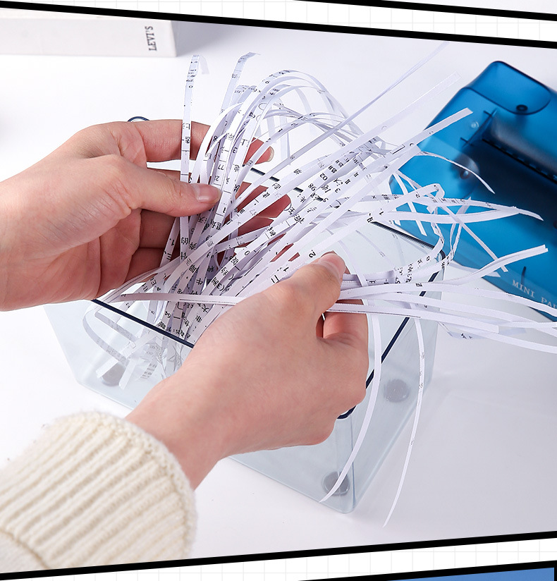 Cross border household manual A6 shredder mini file fast small office specific shredding A4 desktop powerful