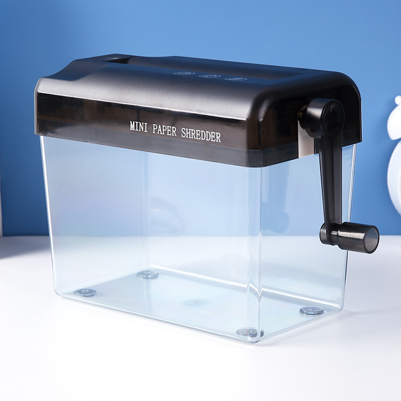 Cross border household manual A6 shredder mini file fast small office specific shredding A4 desktop powerful